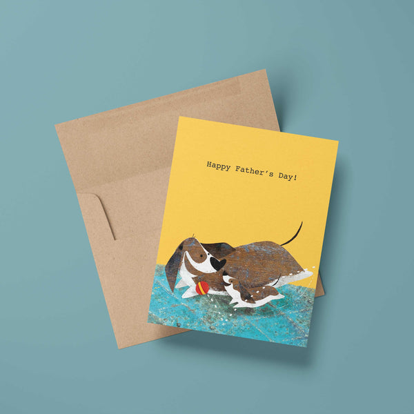 Pup Father's Day Card -father's day