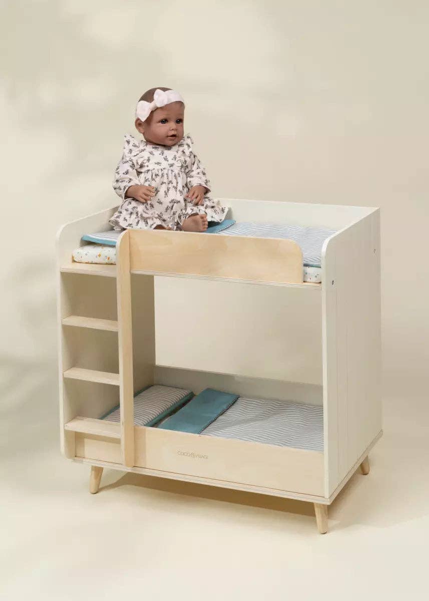 Wooden Dolls’ Bunk Bed