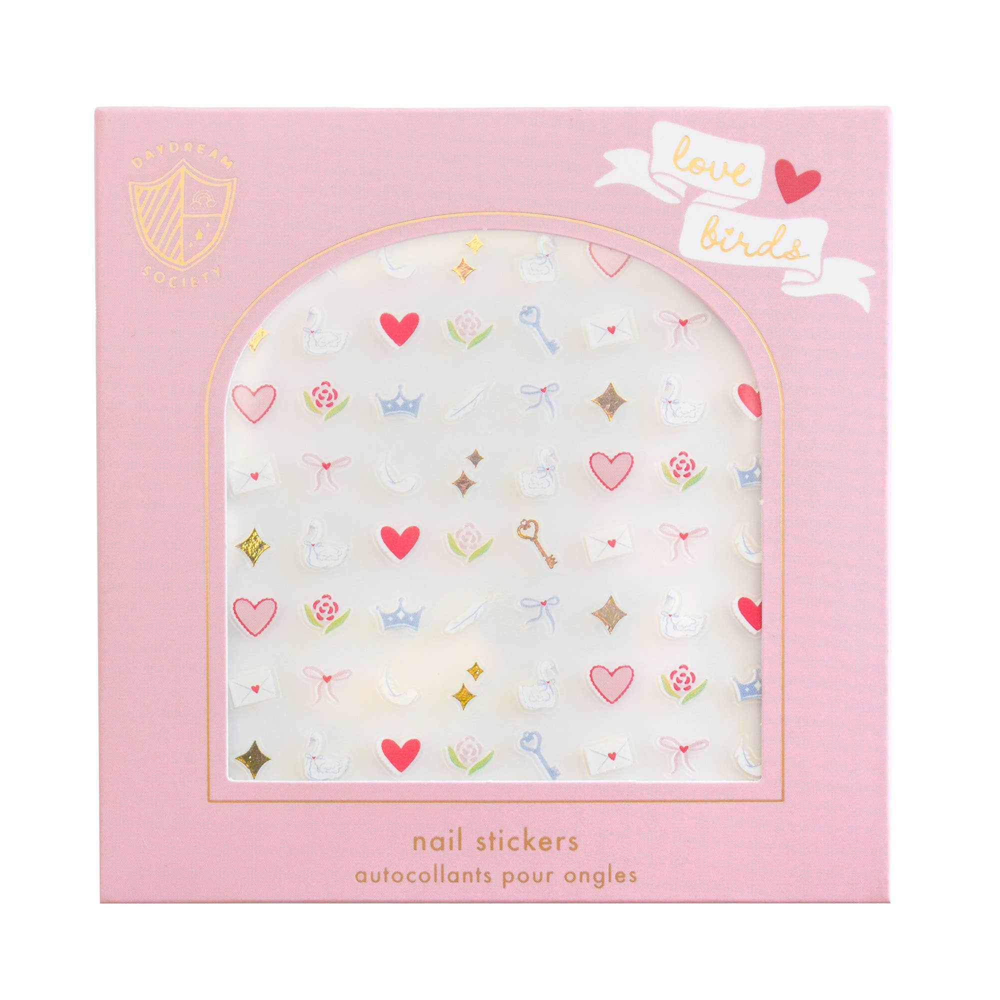 Love Birds Nail Stickers