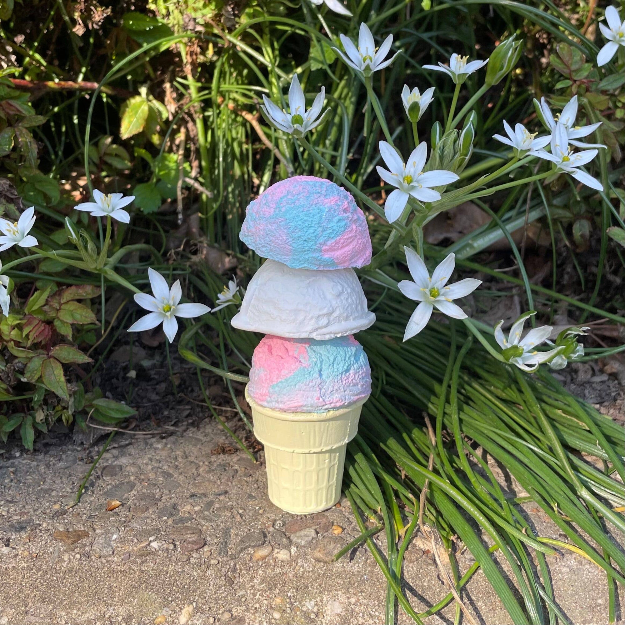 Summer Ice Cream Cones Handmade Sidewalk Chalk