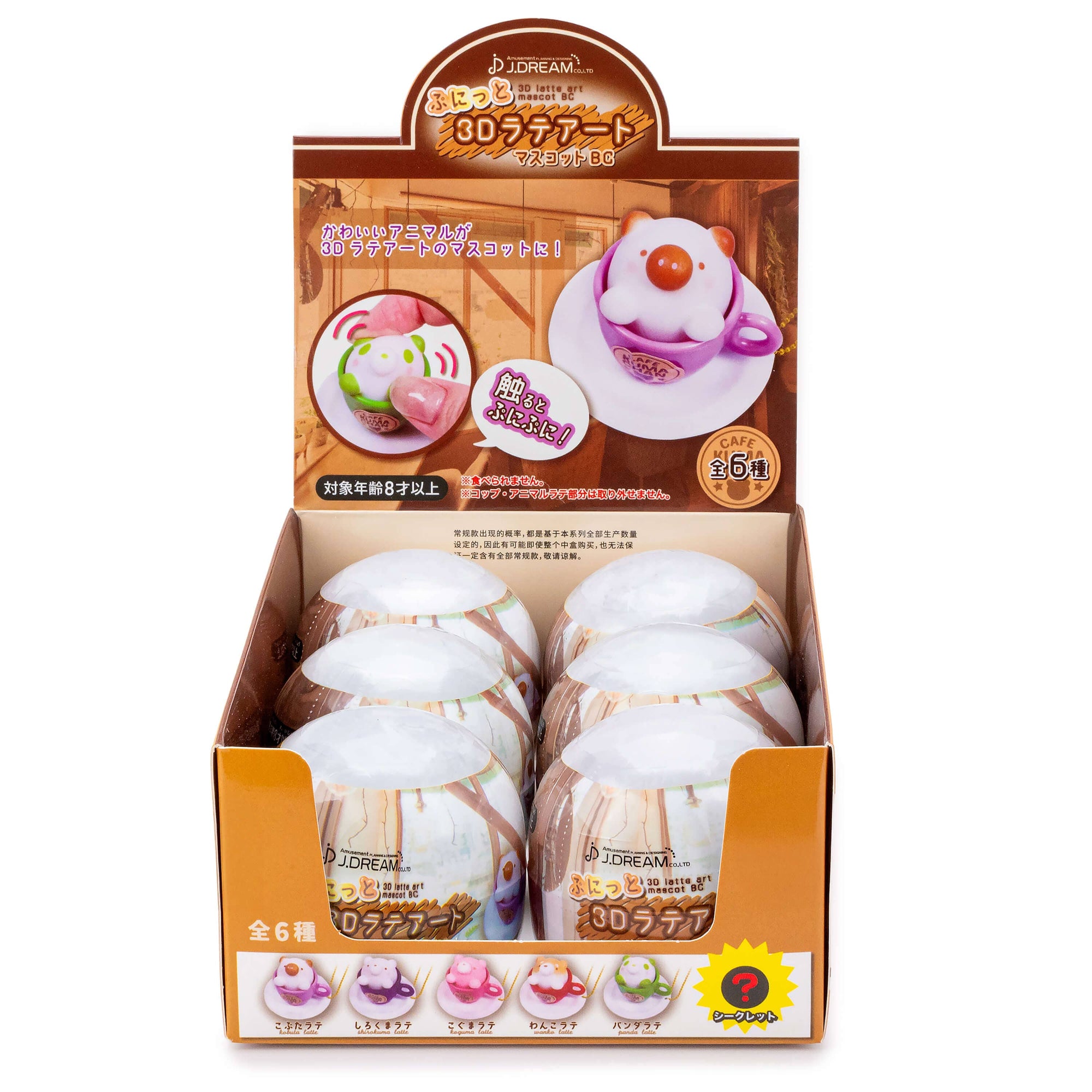 Packaged toy with figure inside, featuring J-Dream branding on a white background.