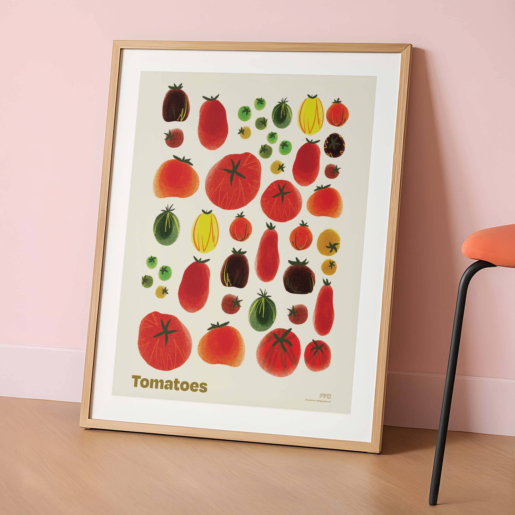 Tomatoes Unite Print -12x16"