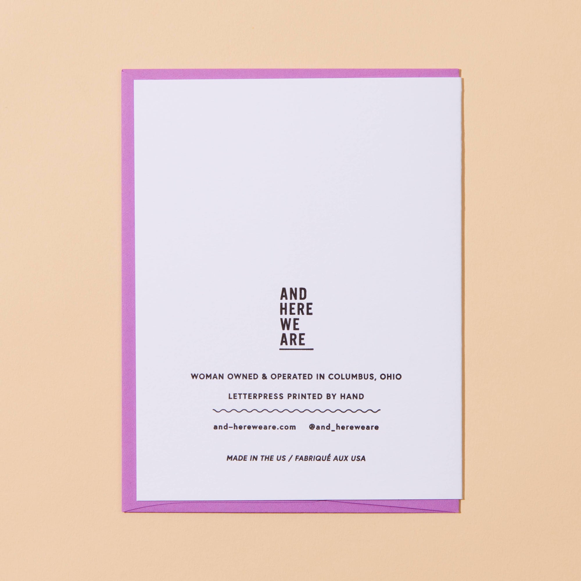 Letterpress Mother's Day Card – Not Eating Me