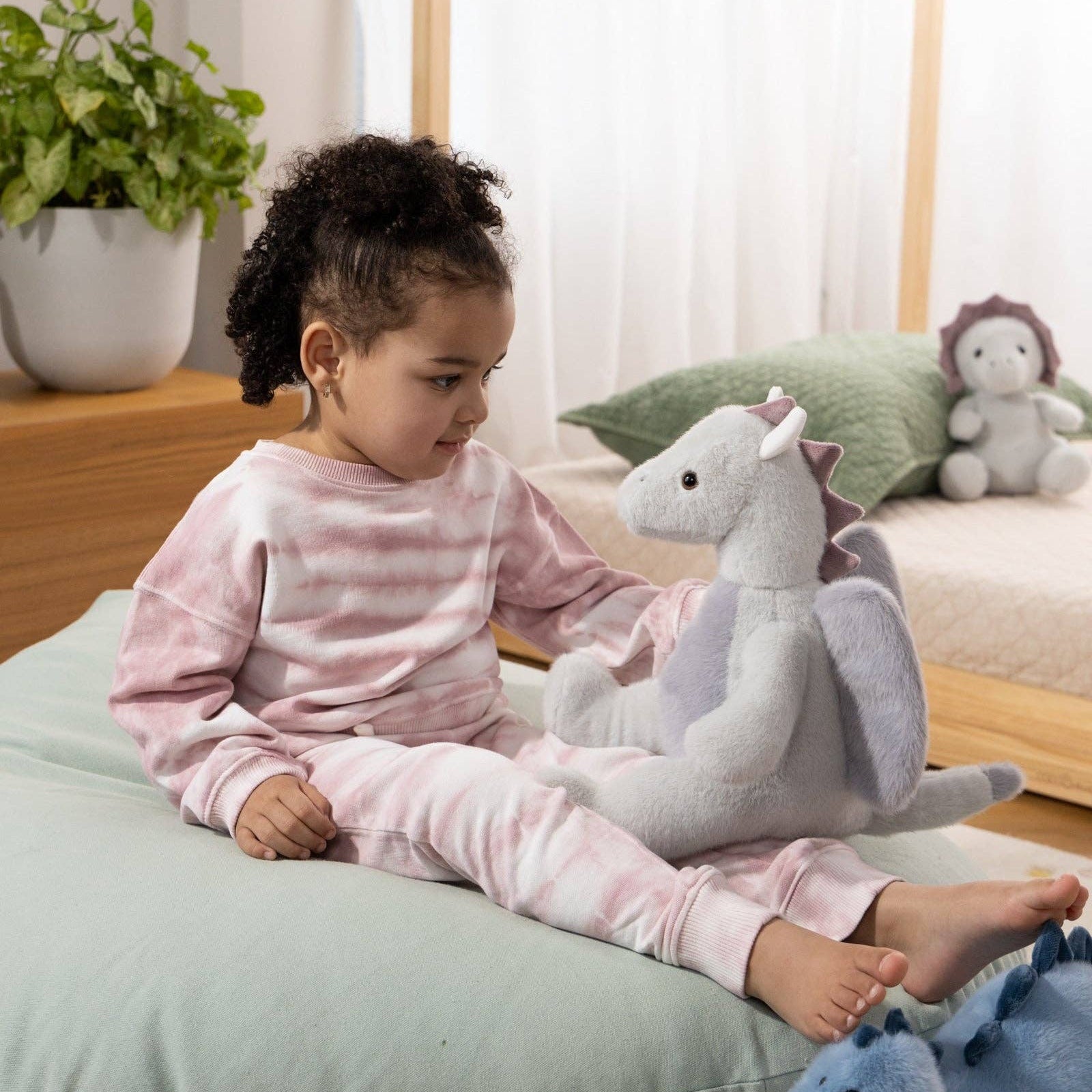 Dino Plush Toy - Grey Dragon