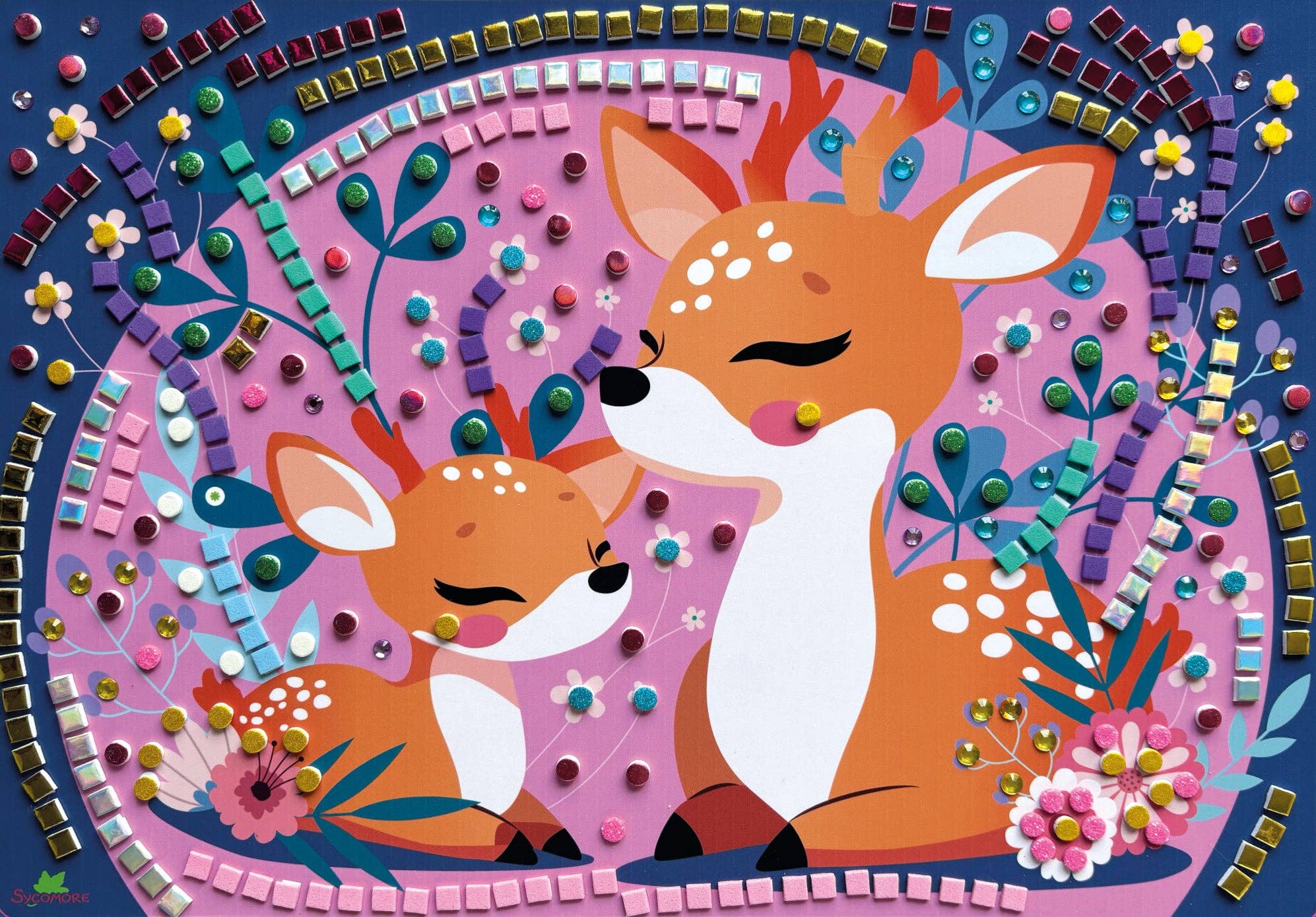 Stick'N Fun - XL Mosaics Cuddly Animals