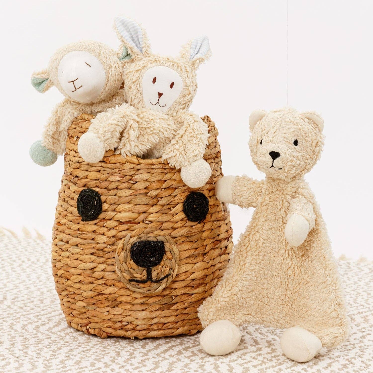 Organic Benny the Bear Sherpa Snuggle Lovey