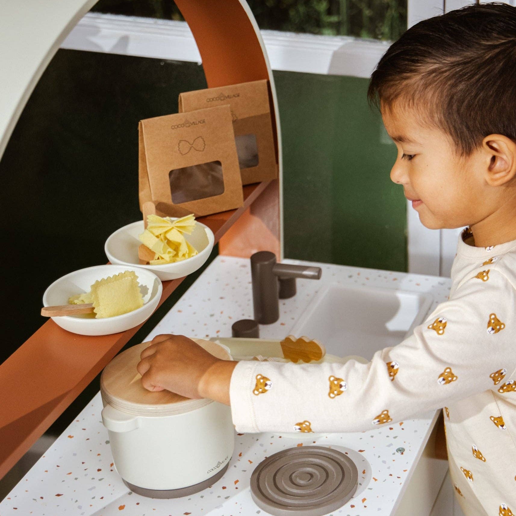 Wooden Pasta Playset