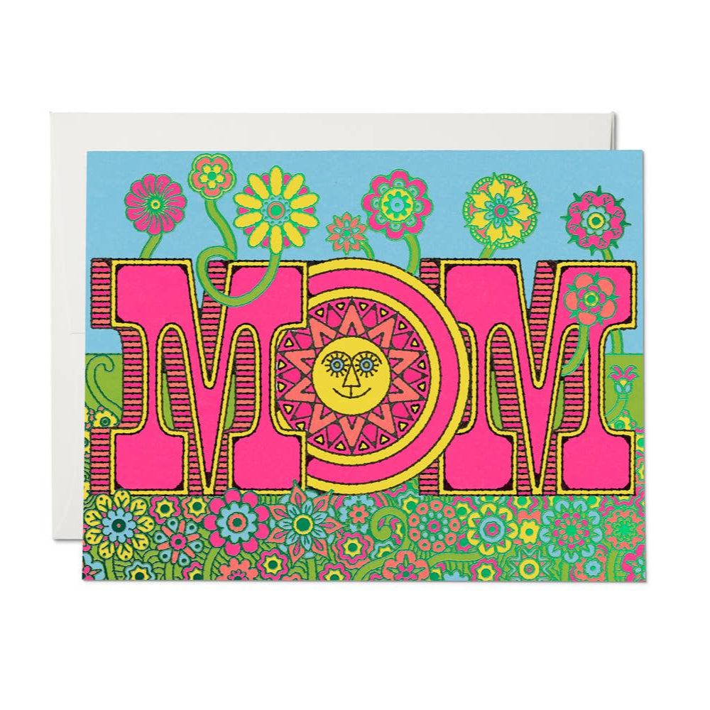 Mom Blooms card