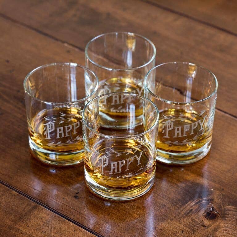 SAN FRANCISCO Hand Engraved Glasses -set of 2