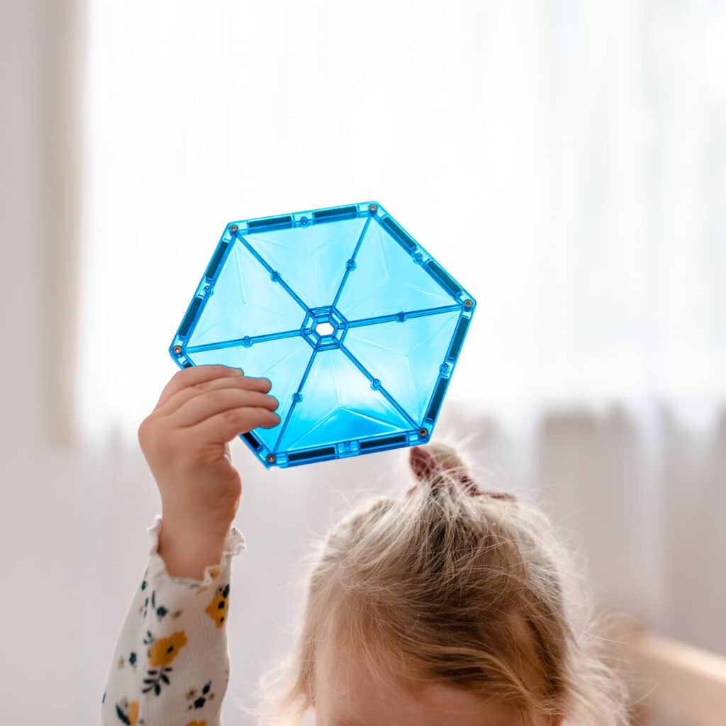 CONNETIX Magnetic Tiles Rainbow Geometry Pack - 30 Pcs