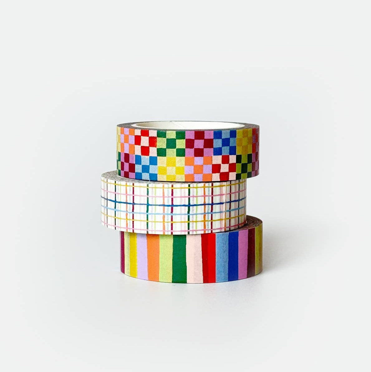 Rainbow Washi Tape, Set of 3