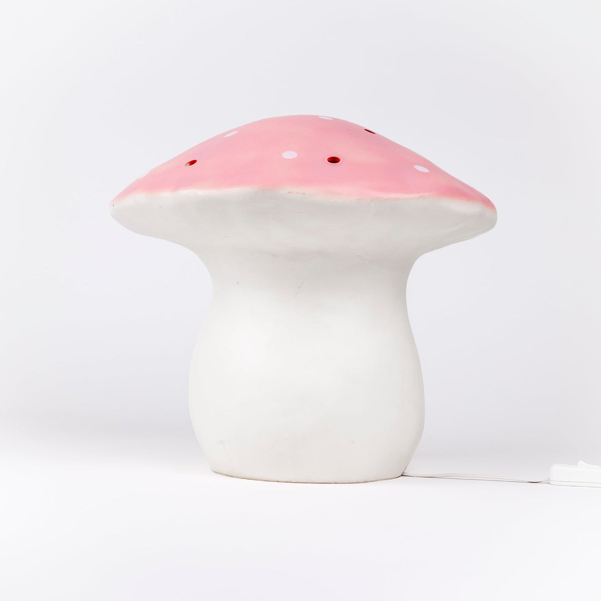 Egmont Lamp - Large Vintage Pink Mushroom w/ Plug