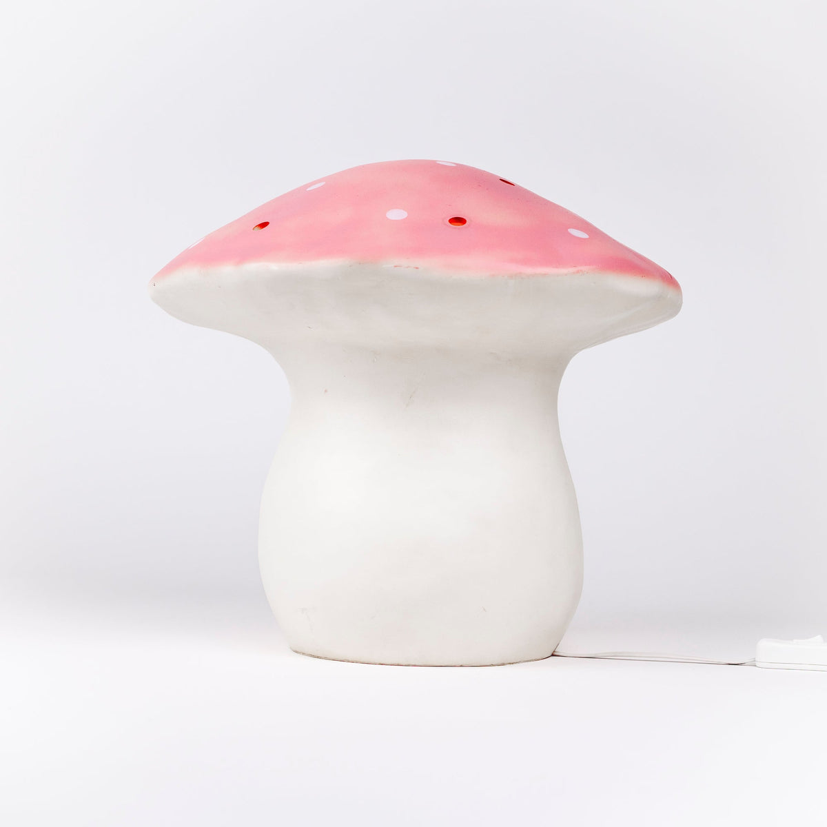 Egmont Lamp - Large Vintage Pink Mushroom w/ Plug