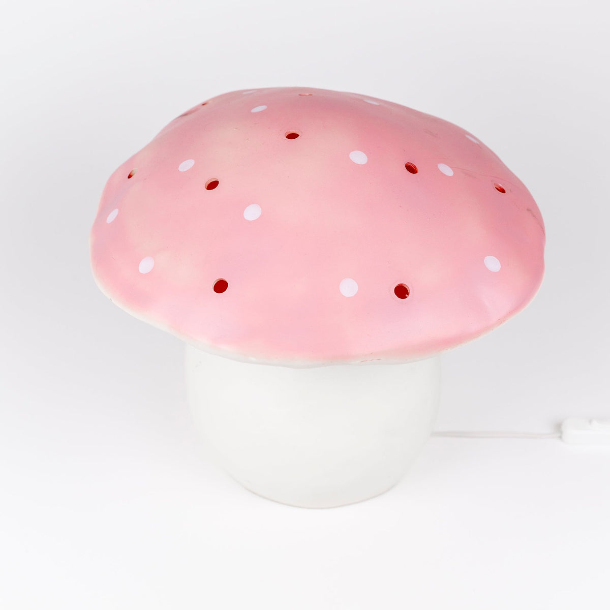 Egmont Lamp - Large Vintage Pink Mushroom w/ Plug
