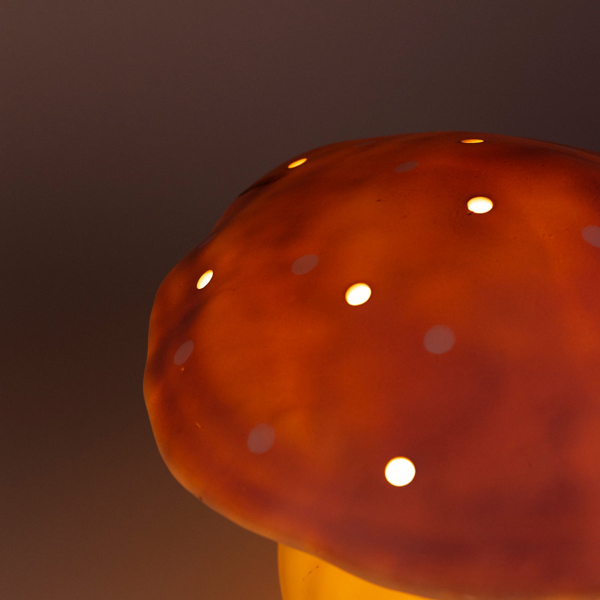 Egmont Lamp - Large Vintage Pink Mushroom w/ Plug