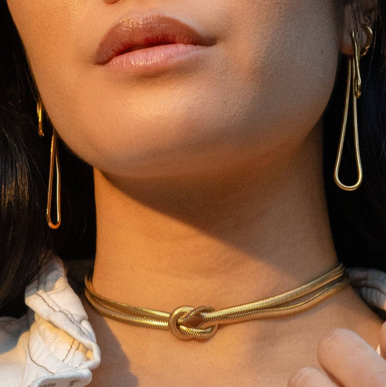 In the Loop Choker - 18K Gold Plated