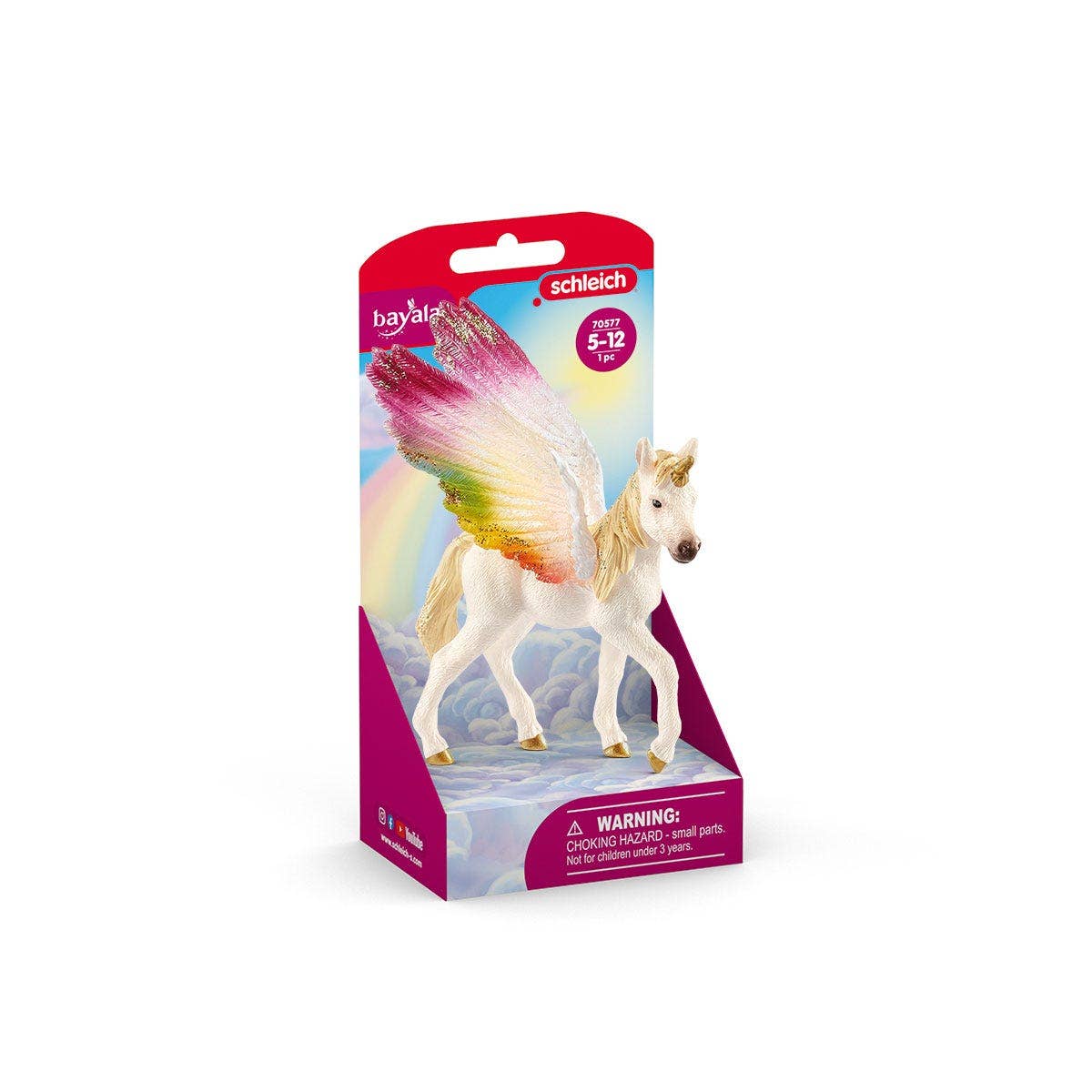 Schleich bayala unicorn toy figure in packaging on a white background