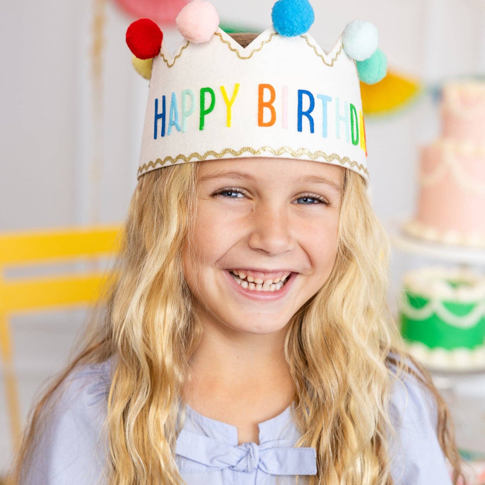 Happy Birthday Felt Crown