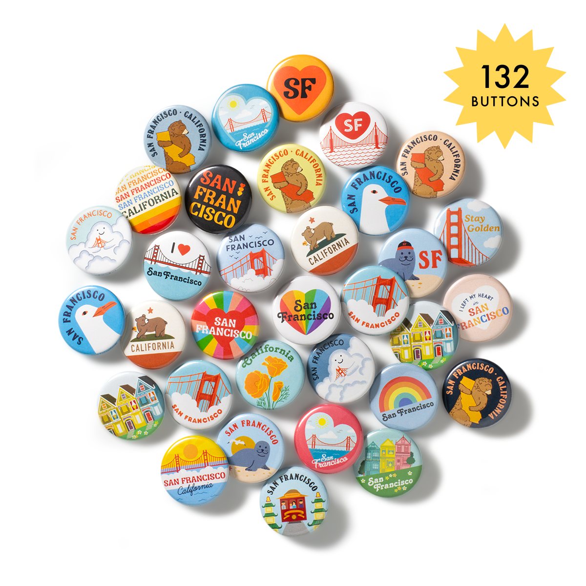 San Francisco Button Assortment