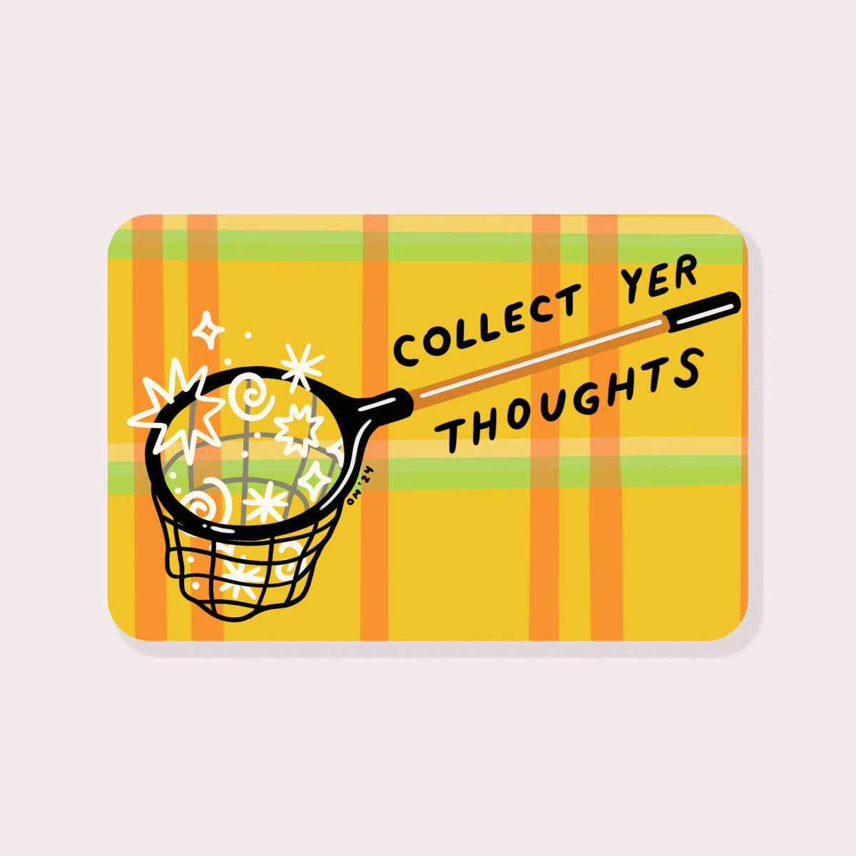 Collect Yer Thoughts Vinyl Sticker