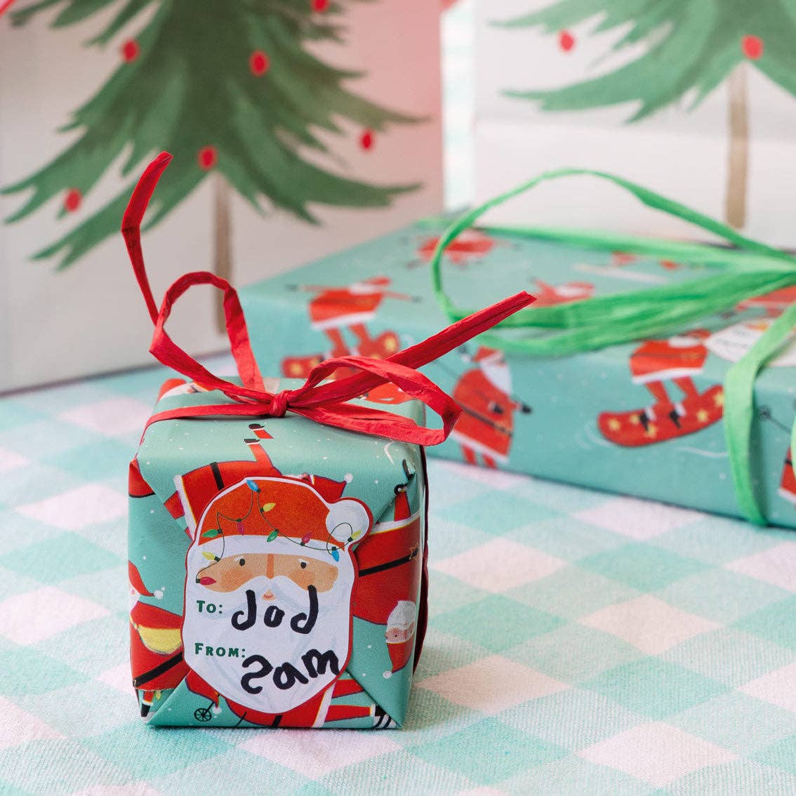 Santa Christmas Stickers