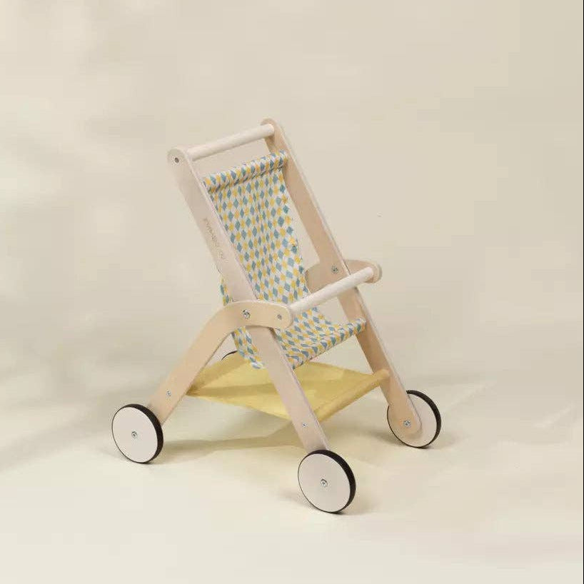 Wooden Dolls’ Stroller
