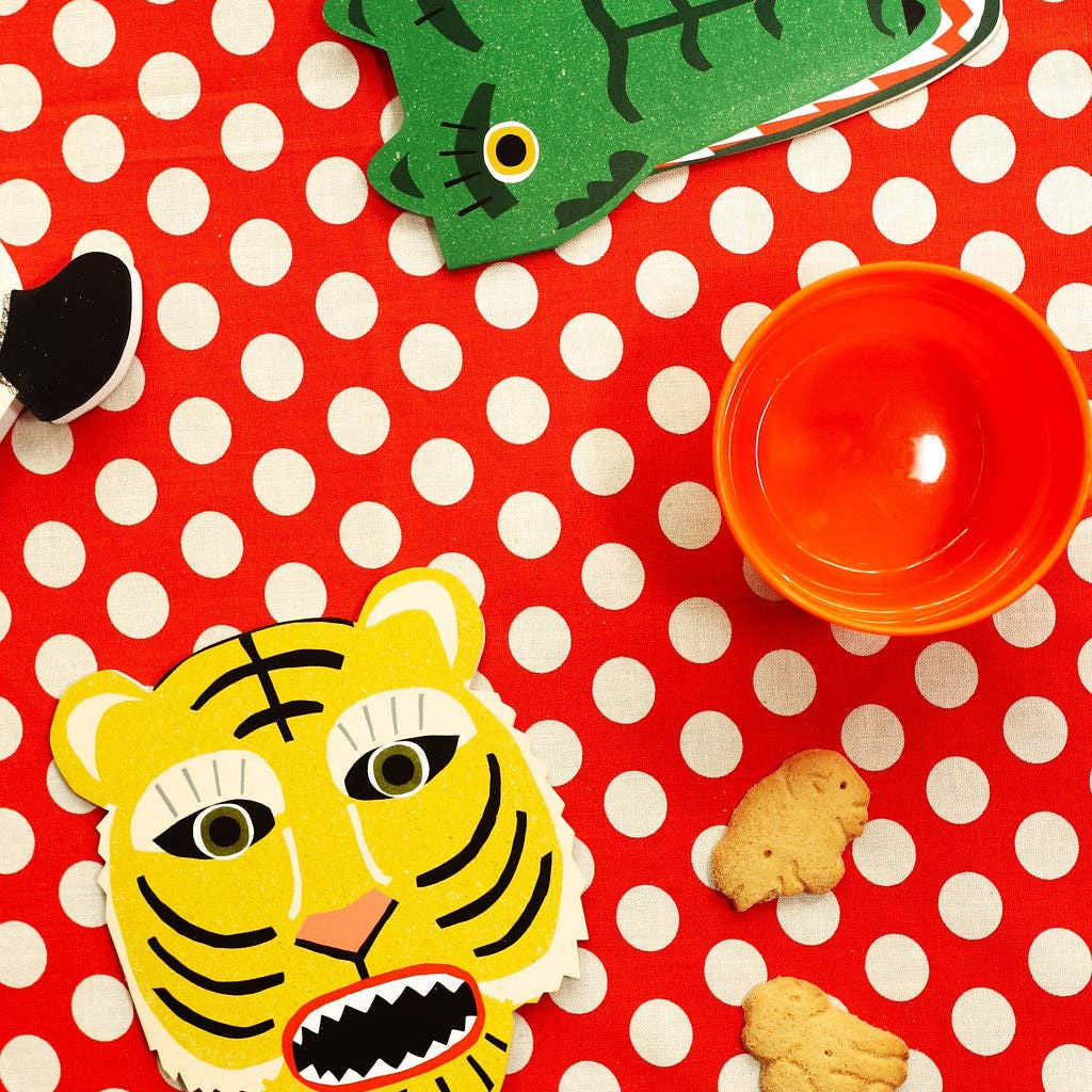 Tiger Die Cut Card