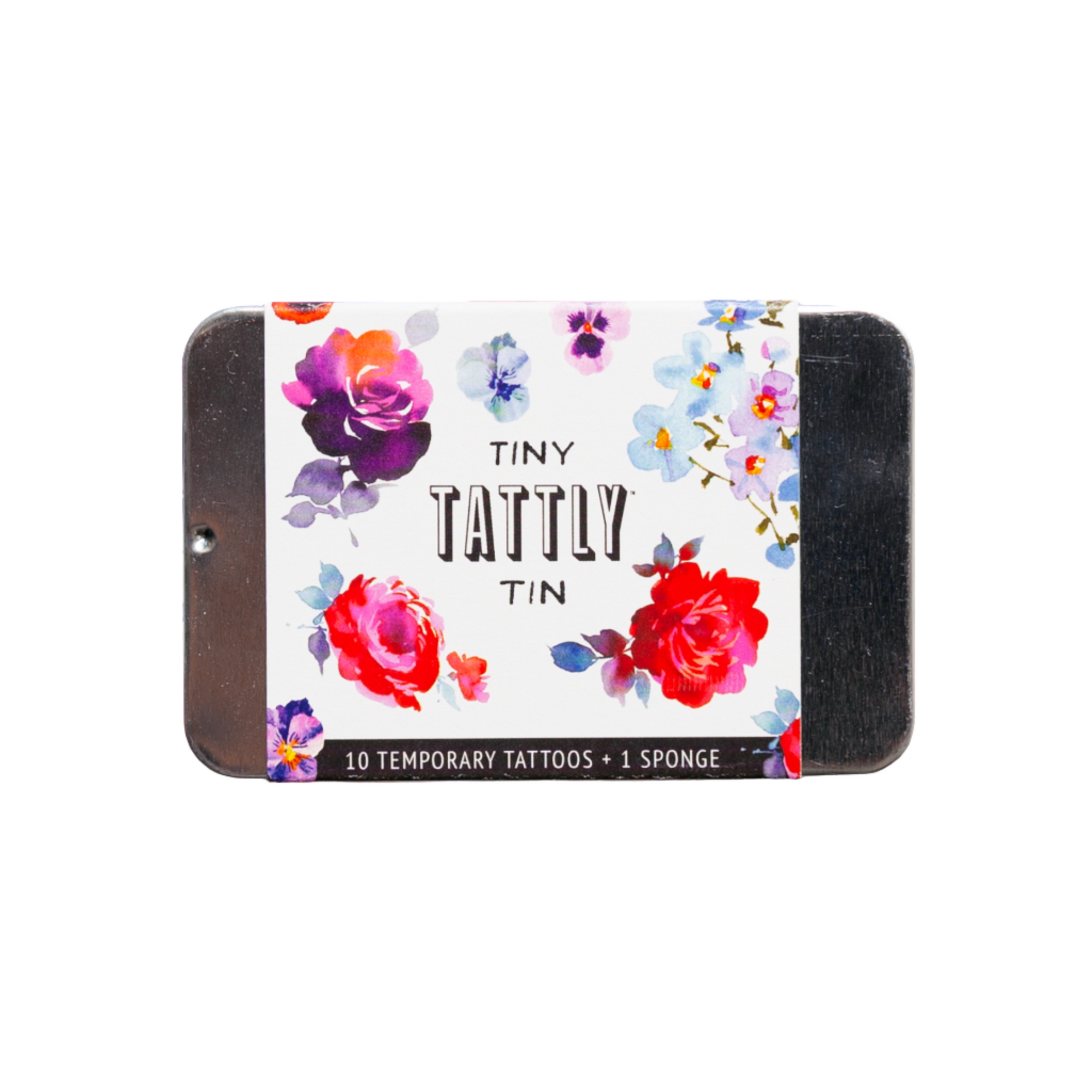 Tiny Floral Tattoo Tin