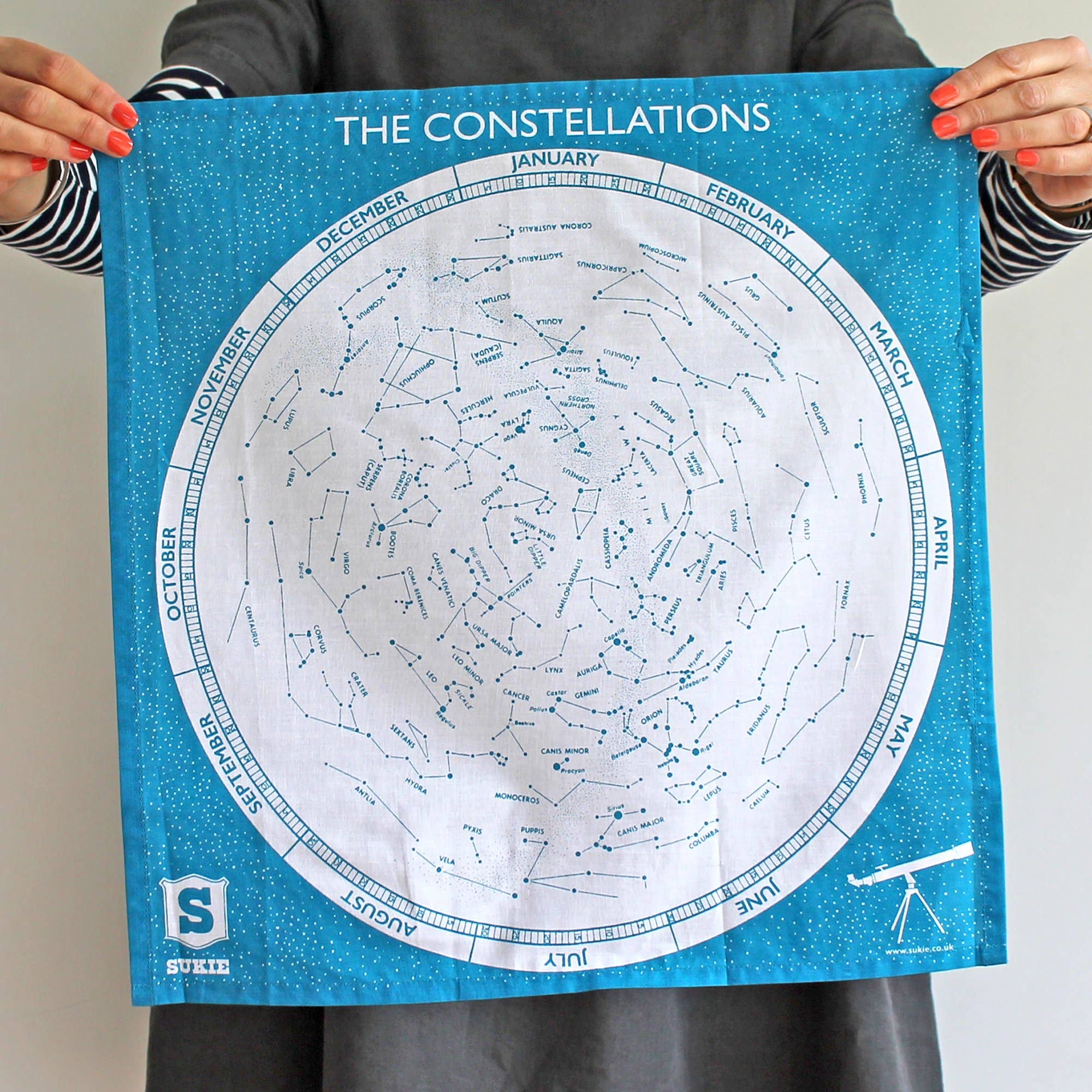 Constellations Handkerchief Pocket Square Bandana