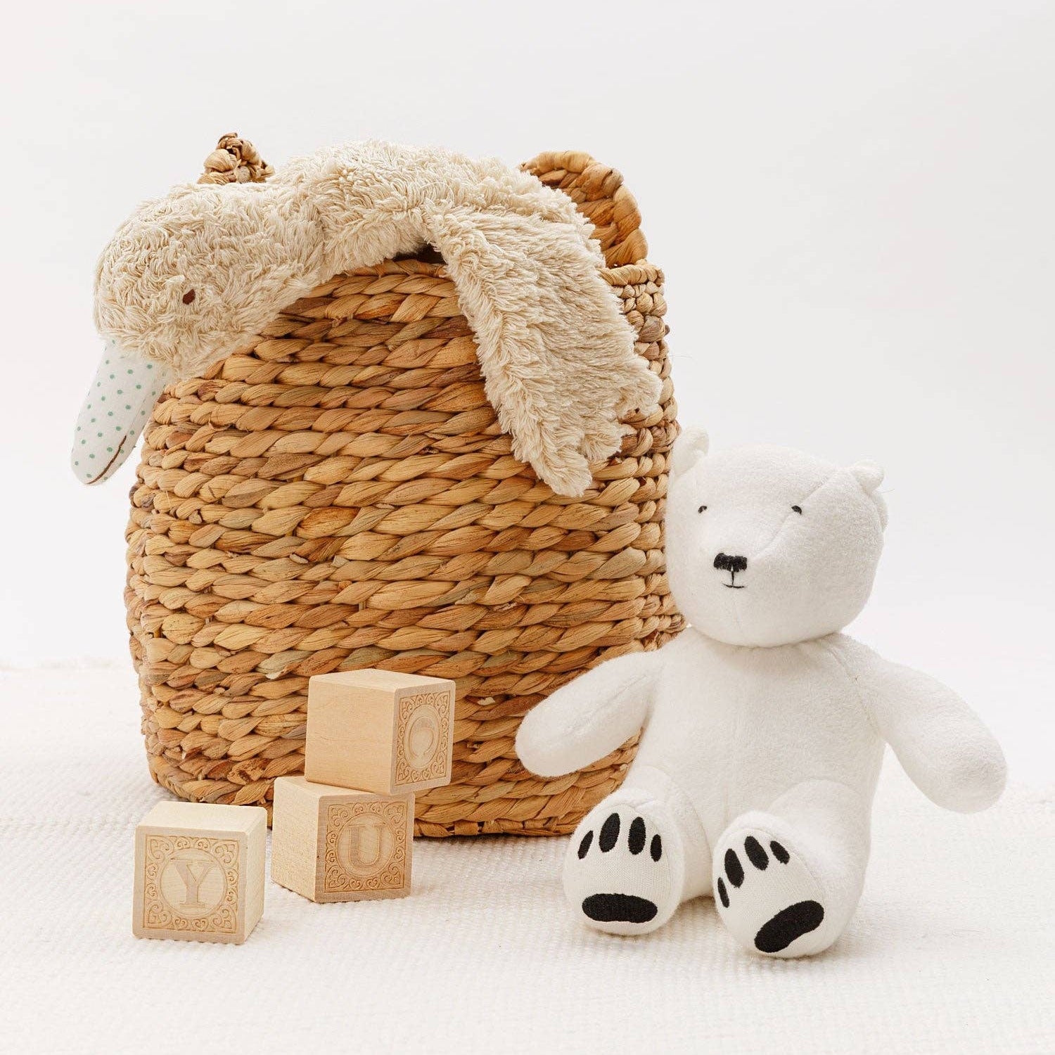 Organic Abigail the Goose Sherpa Snuggle Lovey