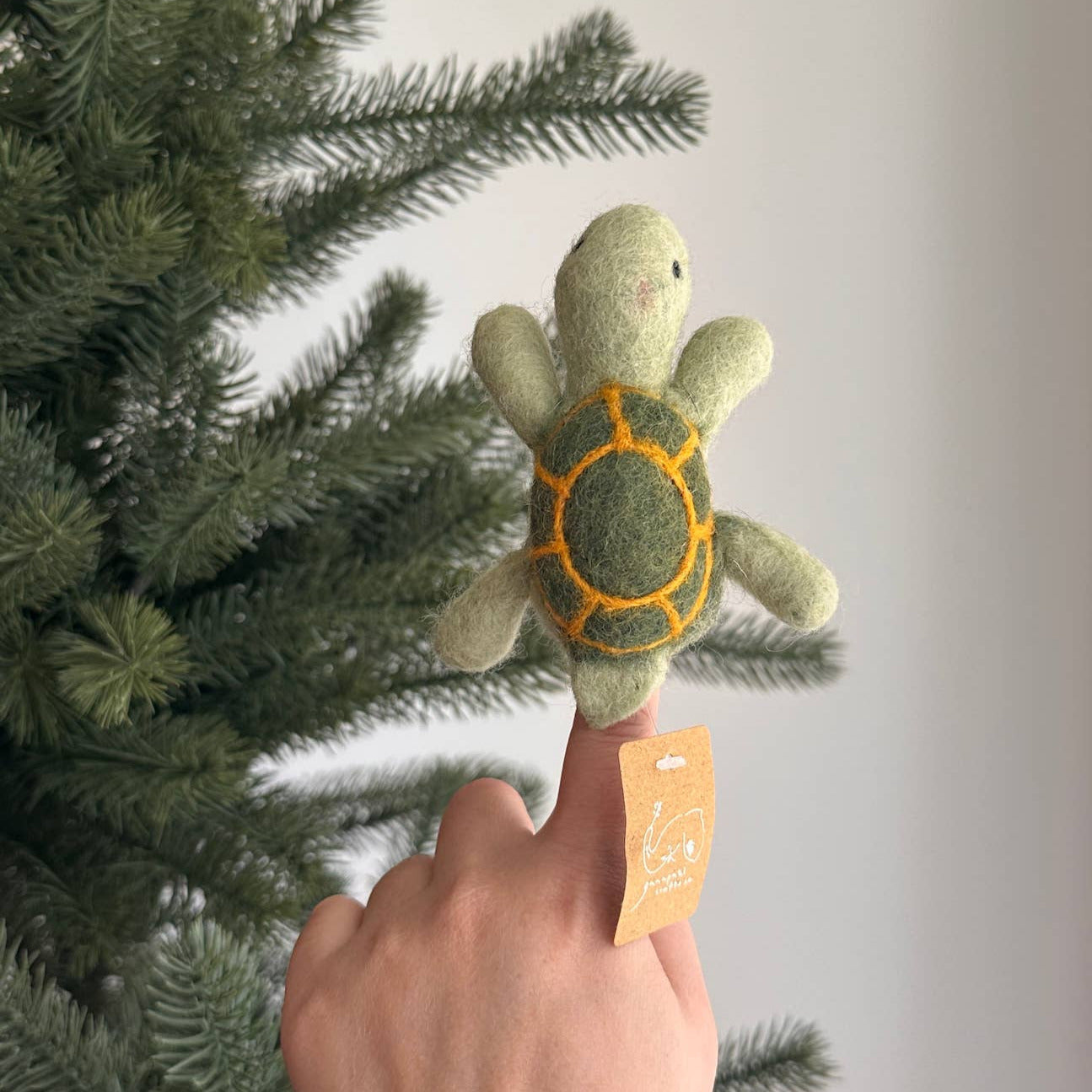 Turtle Finger Puppet