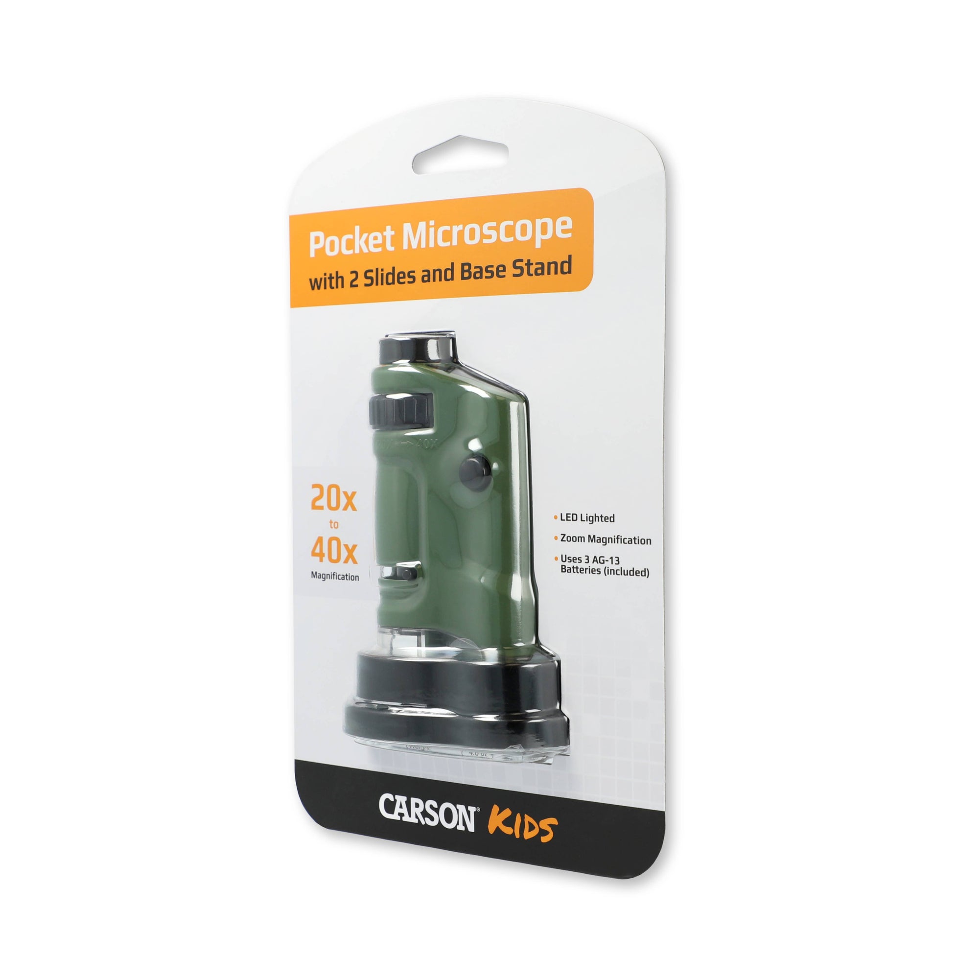 Zoom LED Lighted Pocket Microscope
