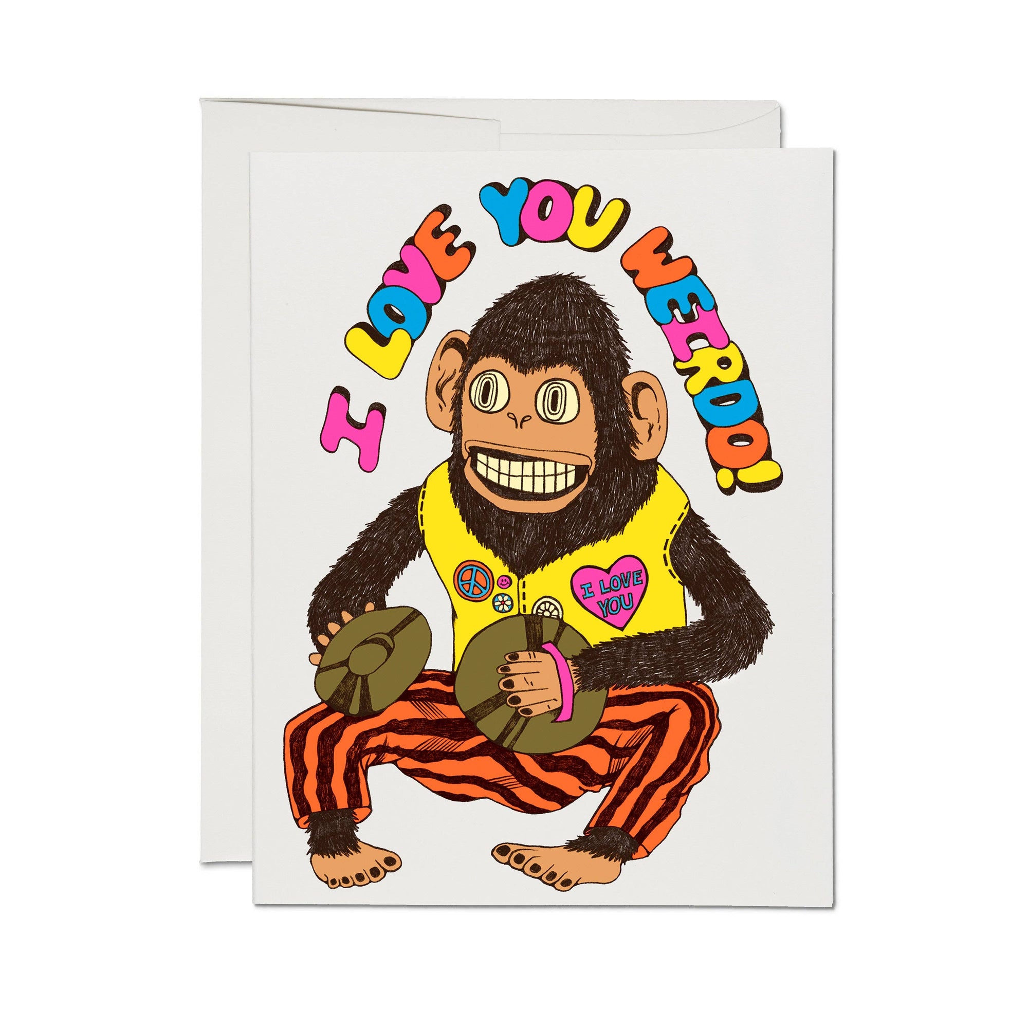 Love You Weirdo card