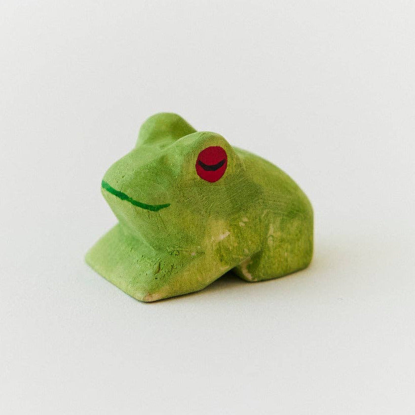 Painted Wooden Frog