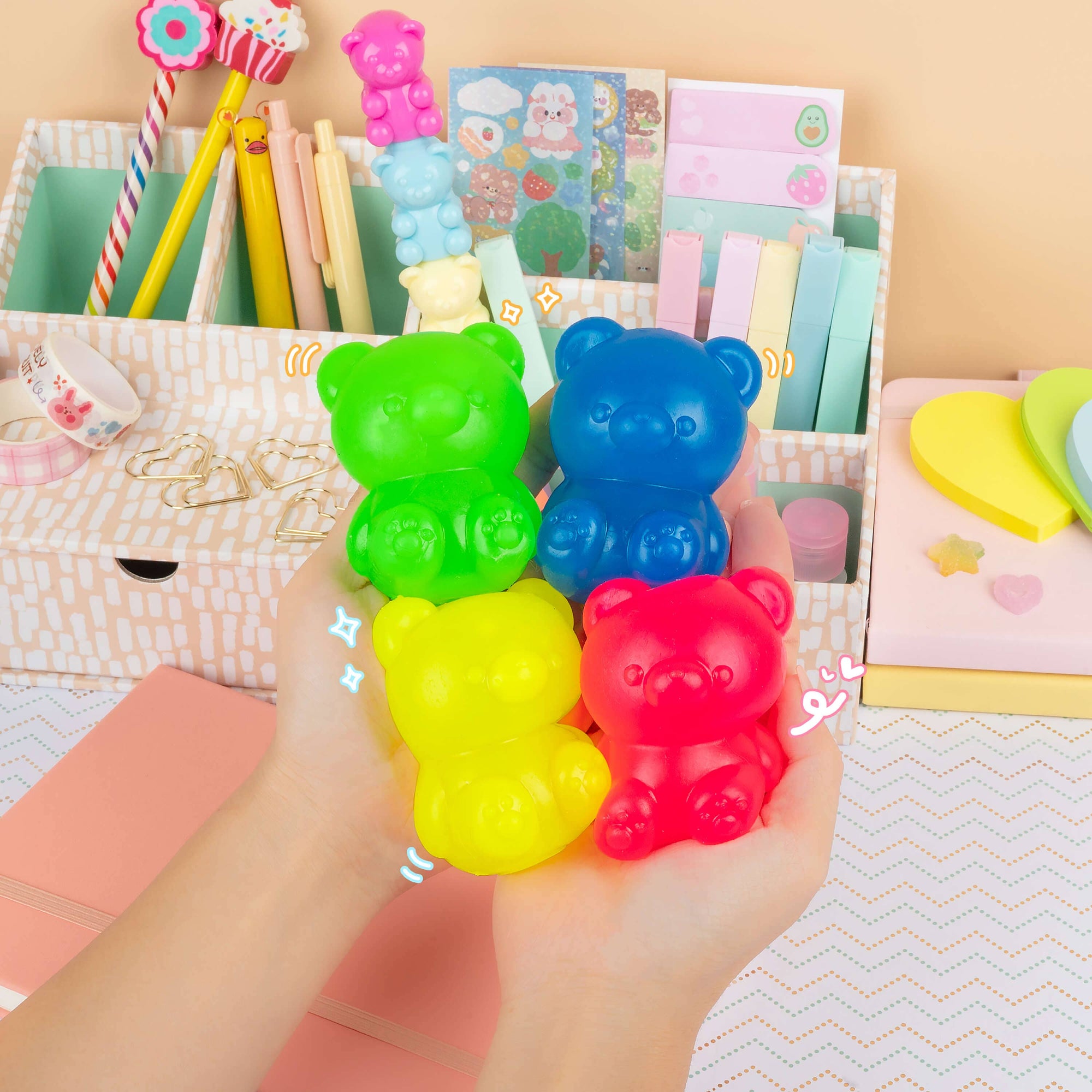 Gooshy Mooshy Bear Sensory Squishy Toy