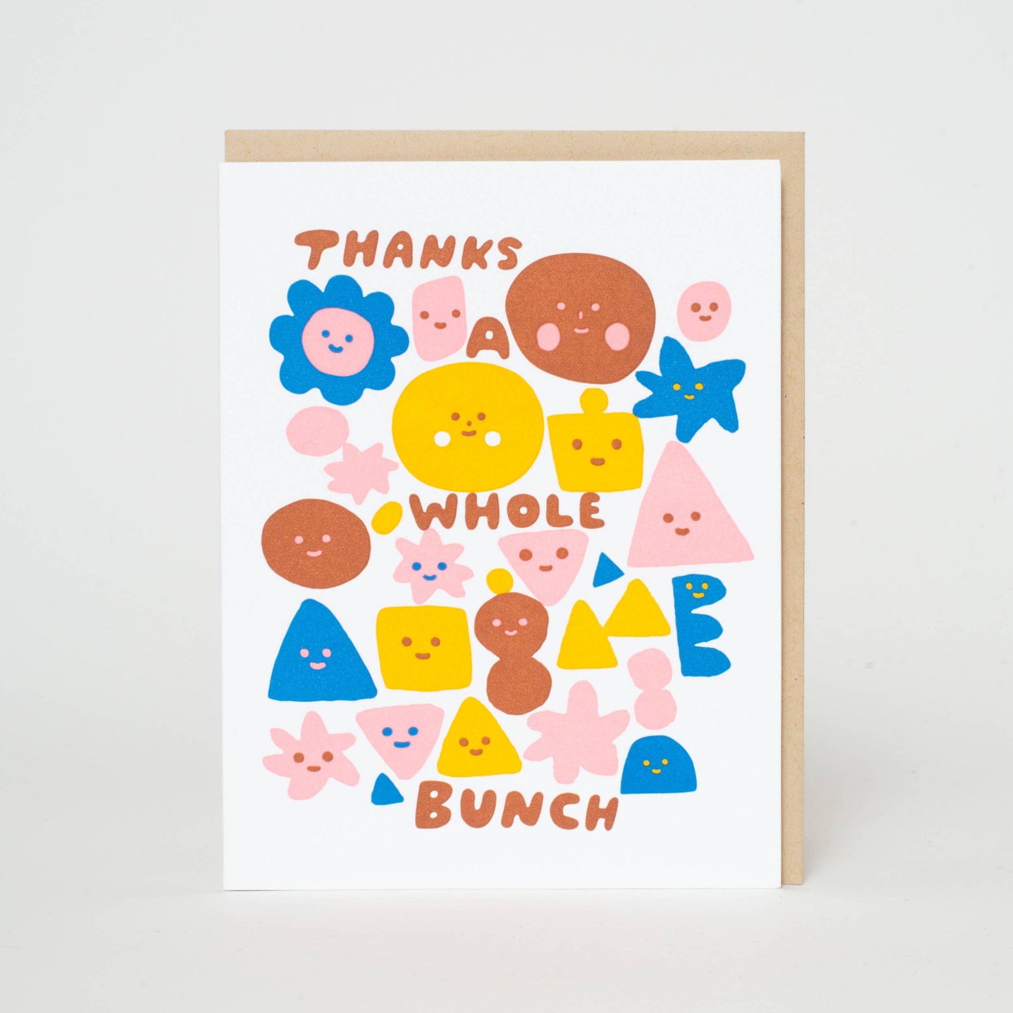 Thanks A Whole Bunch Letterpress Card- Suzy Ultman