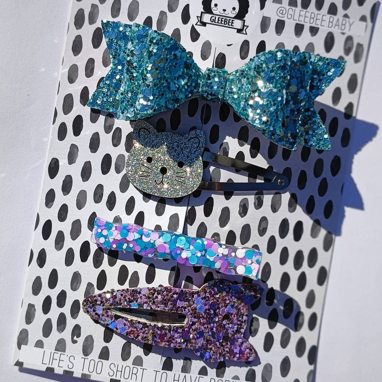 MRS MEOW - Set of 4 hairclips