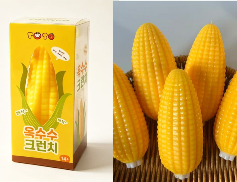 NEW! Corn Crunch Squishy –  Crunchy ASMR Stress Relief