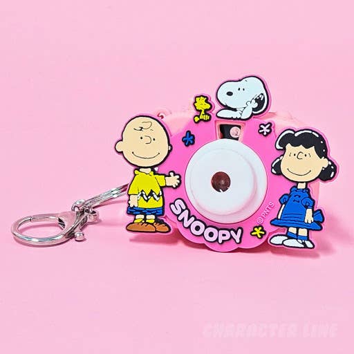 Peanuts Snoopy Camera shape Projector Key Chain