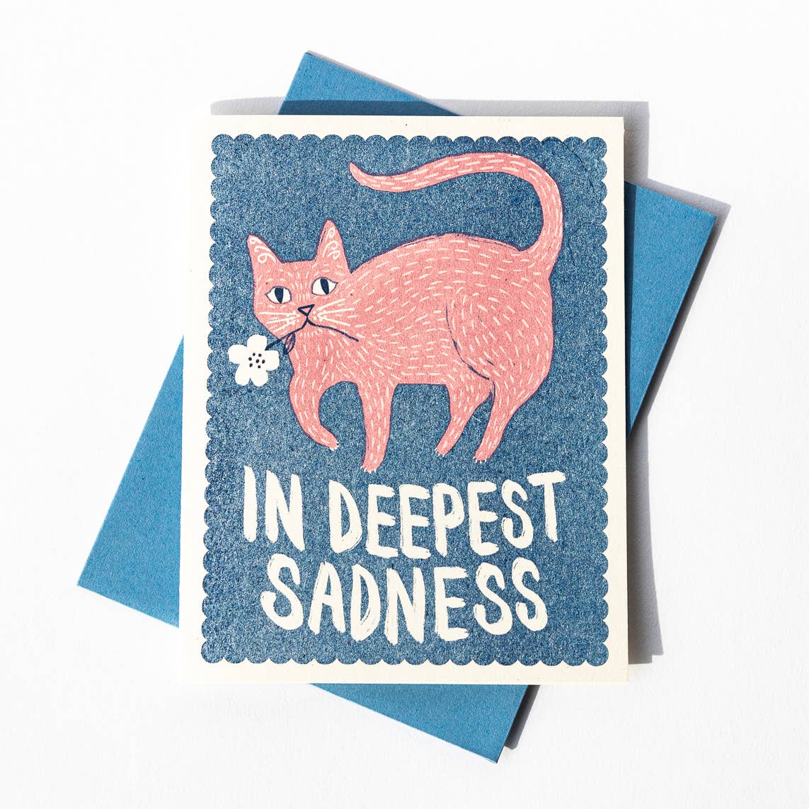 In Deepest Sadness - Risograph Card