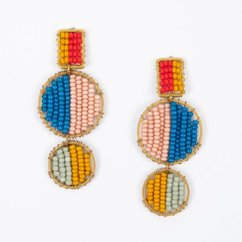 Mod Block Earrings