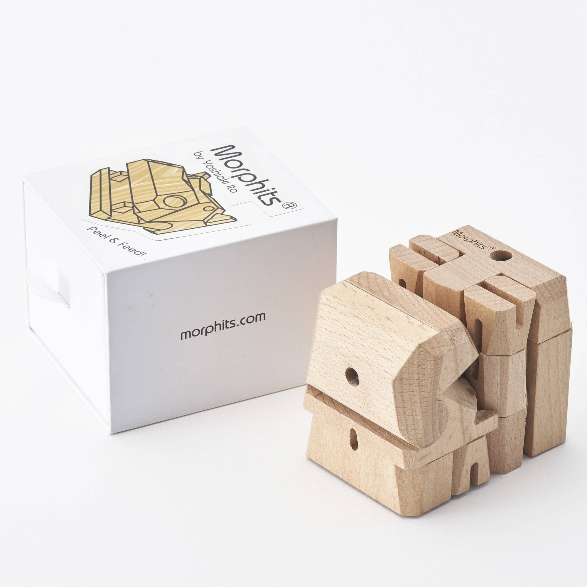 Morphits Hippo Wooden Toy