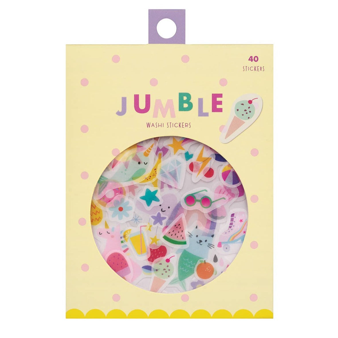 Magical Day Jumble Washi Stickers (40pcs)