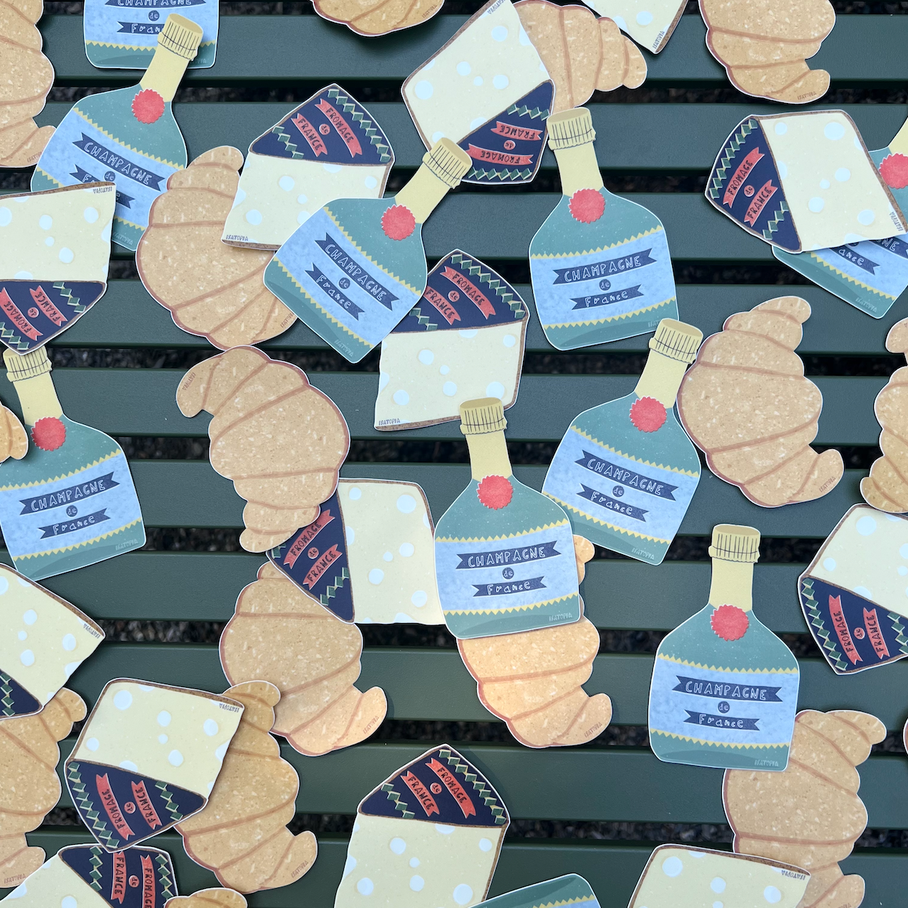 Champagne sticker