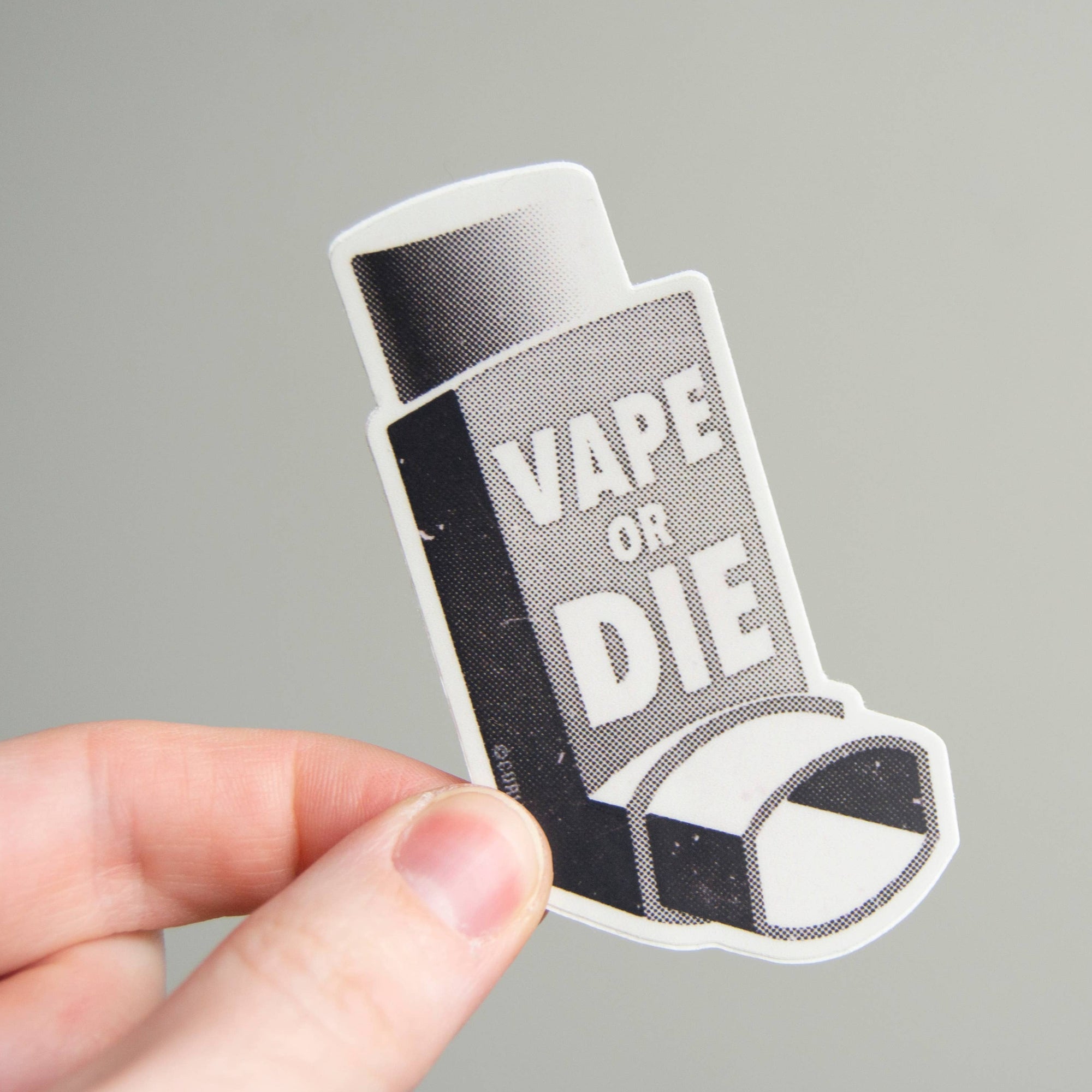 Vape or Die Inhaler - 3" Vinyl Sticker