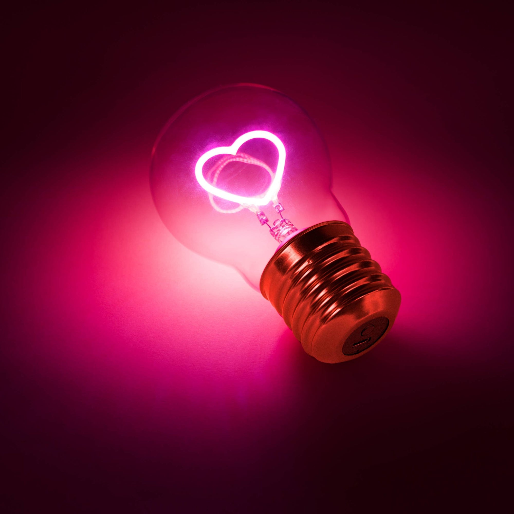 Magic Cordless Heart Lightbulb