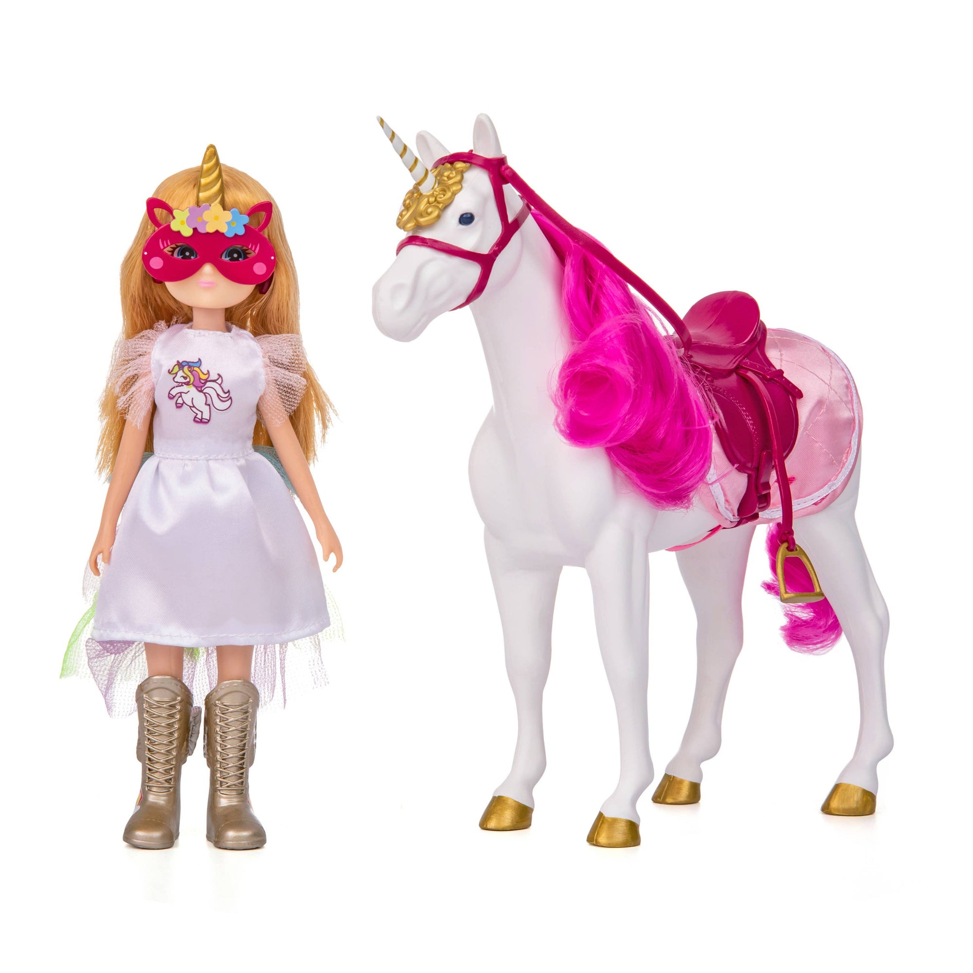 Unicorn Dress Up Doll Set