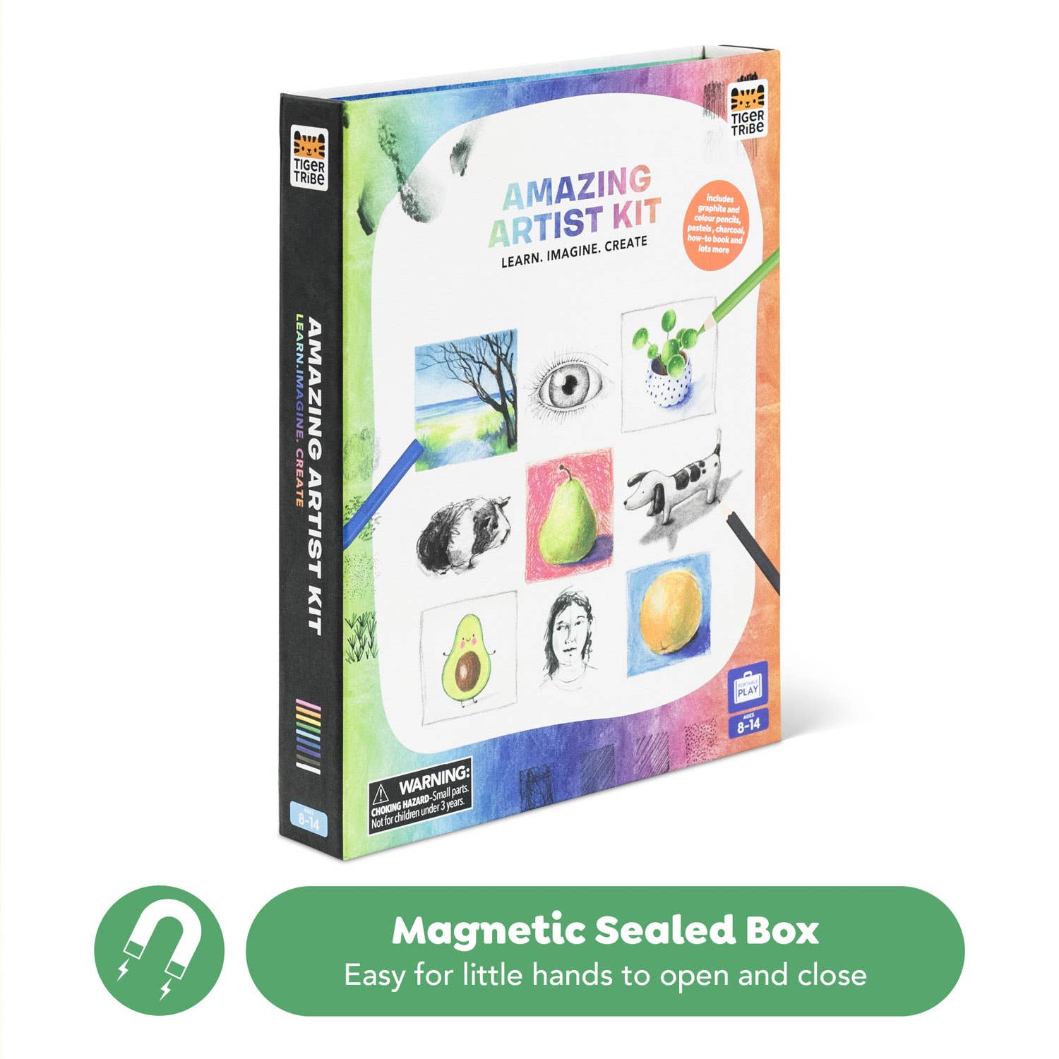 Amazing Artist Kit packaging with colorful design on a white background