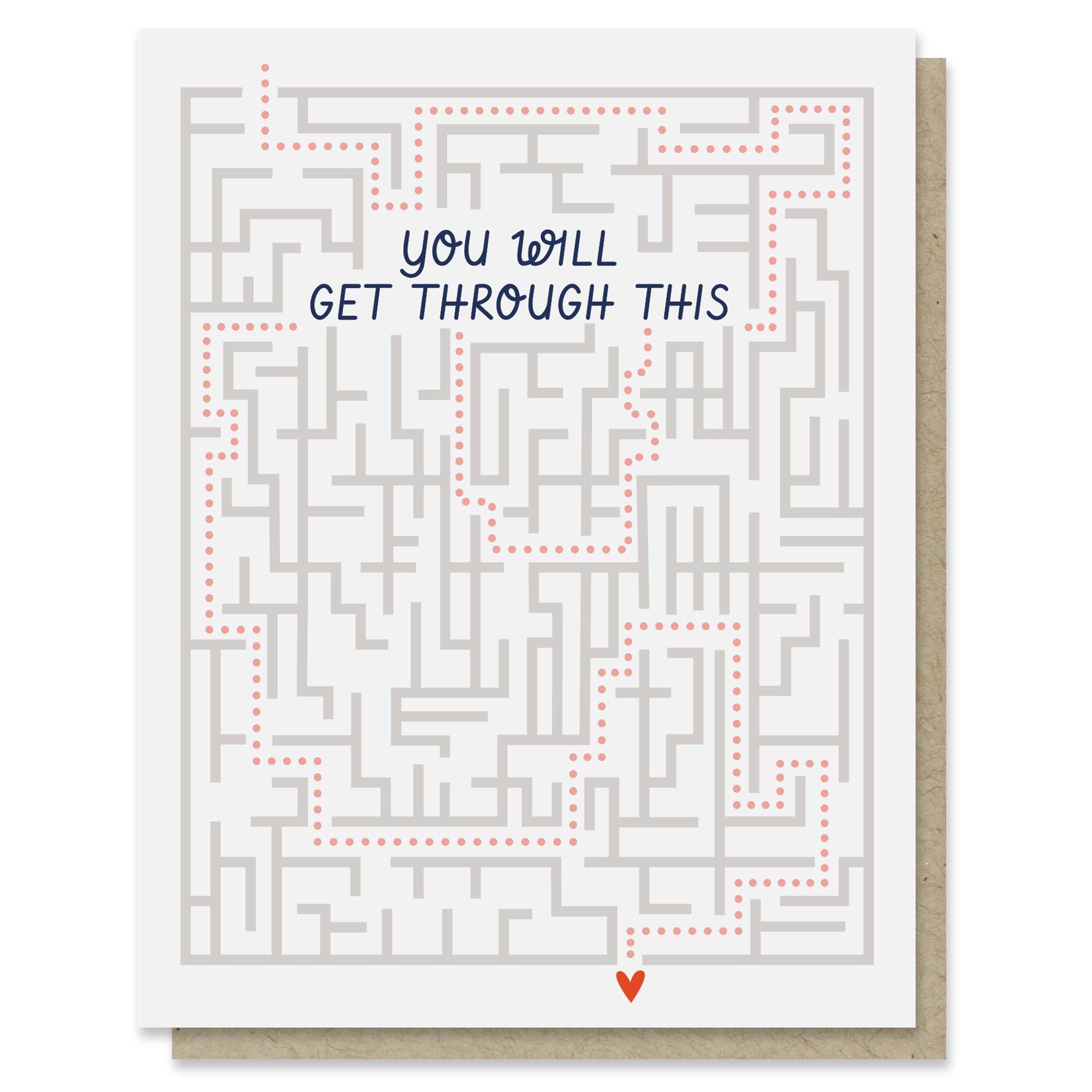 Get Through This Maze Sympathy Card…