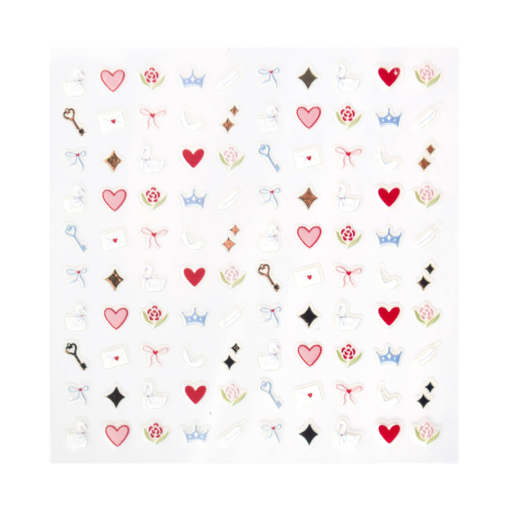 Love Birds Nail Stickers
